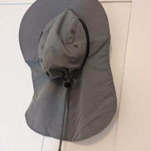 Gray Outdoor Sun Hat One Size